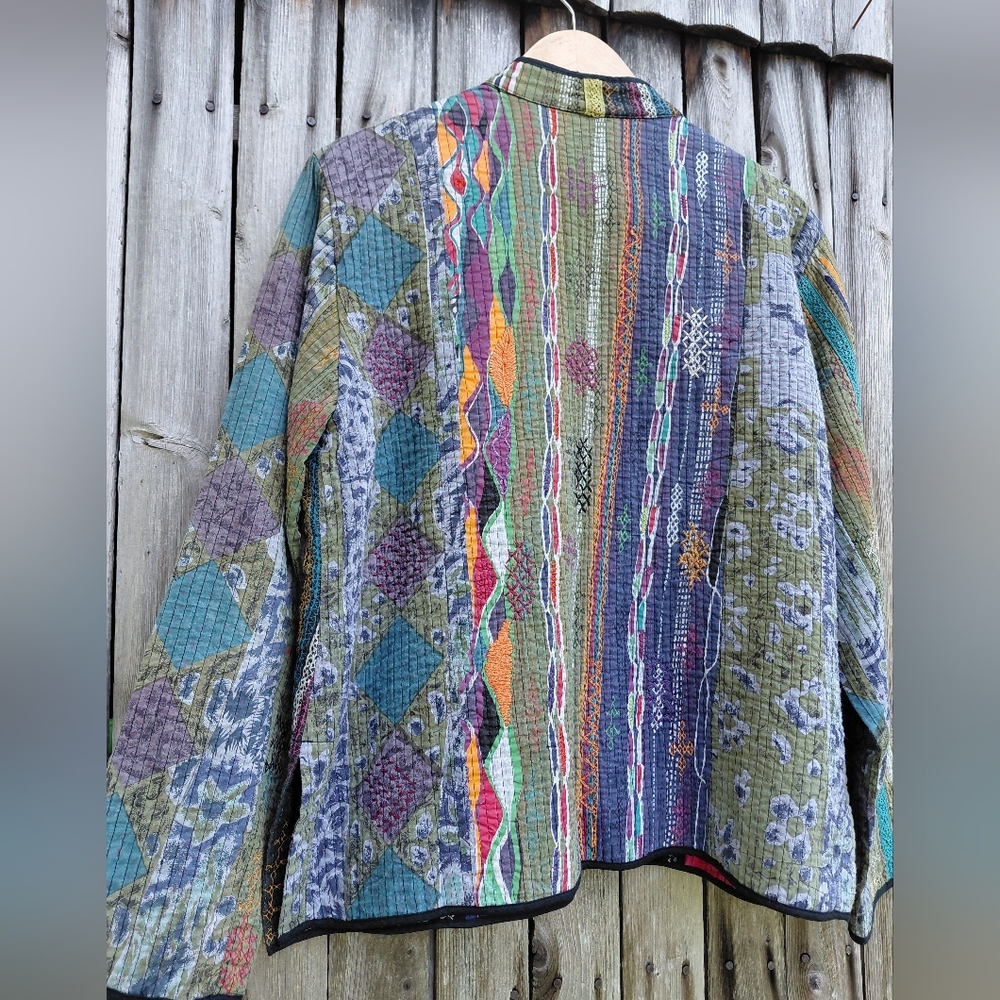 Chicos Boho Button Down Lightweight Embroidered P… - image 6